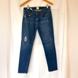 Rich and Skinny Slim Mid Waist Blue Jeans